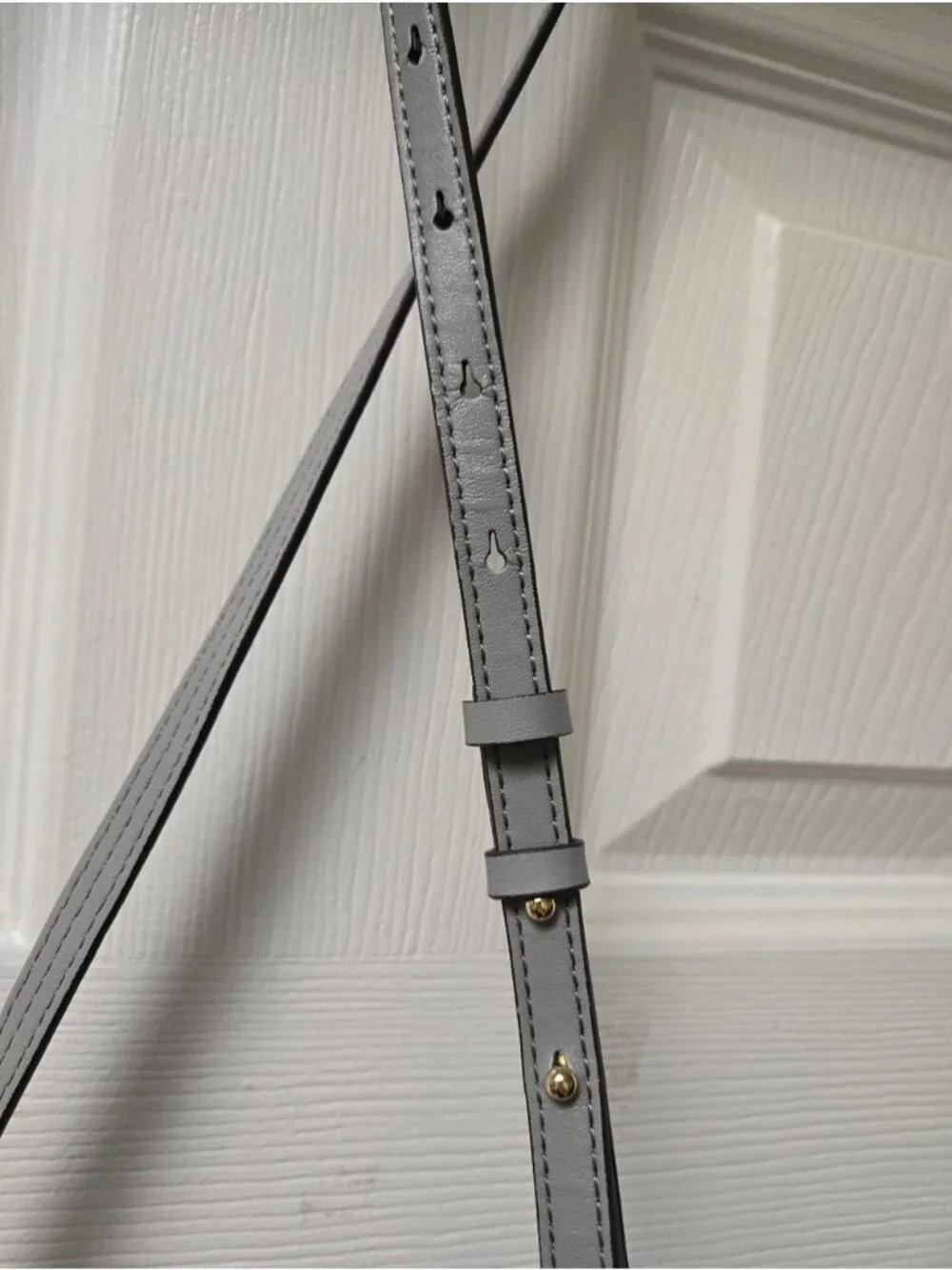 Chloé Chloe Small Faye Leather & Suede Shoulder Crossbody Bag Gray 02-15-99-65 - Picture 7 of 12